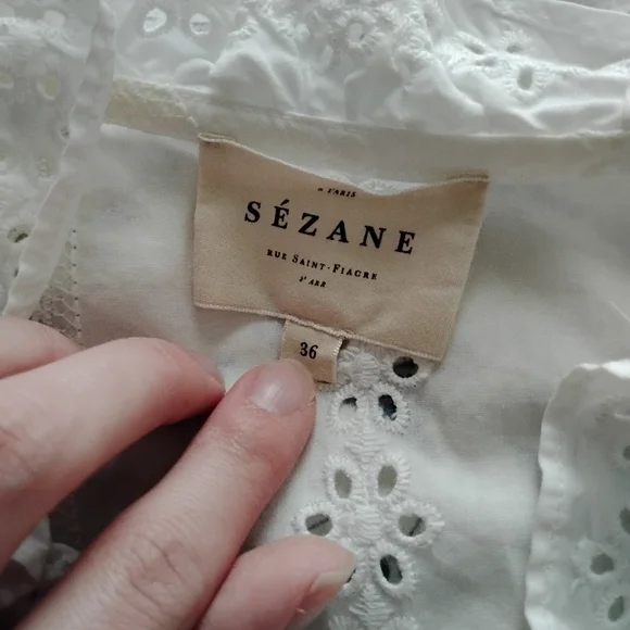 Sezane Lace Blouse - Picture 2 of 2